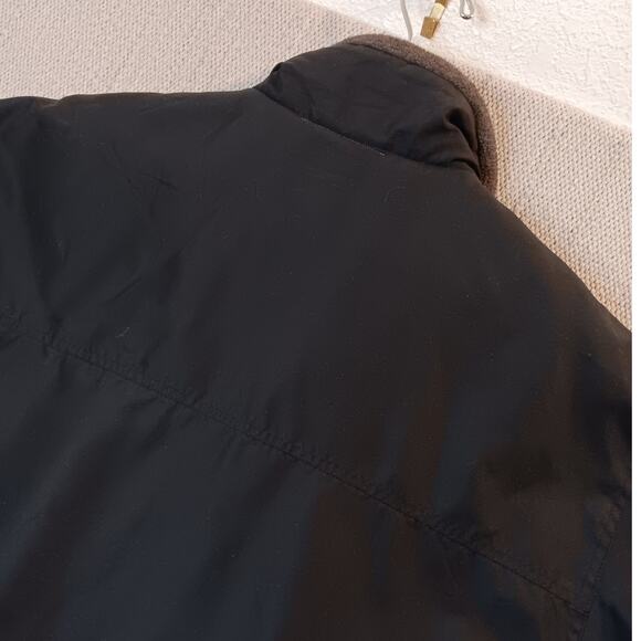 Timberland Waterproof Bomber Jacket XL Black Logo Full Zip Outdoors Mariners - Picture 9 of 12